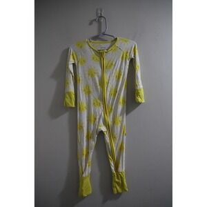 Little Sleepies 6-12 Months Sunshine Viscose Zipper Footed Pajamas Romper‎